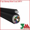 Cáp Quang Treo Kim Loại 24Fo Singlemode Chính Hãng