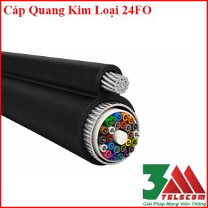 Cáp Quang Treo Kim Loại 24Fo Singlemode Chính Hãng