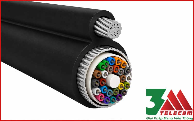 Cáp Quang Treo Kim Loại 24Fo Singlemode Chính Hãng