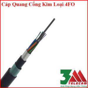 Cáp Quang Cống Kim Loại 4Fo Singlemode – Giải Pháp Truyền Dẫn Ổn Định