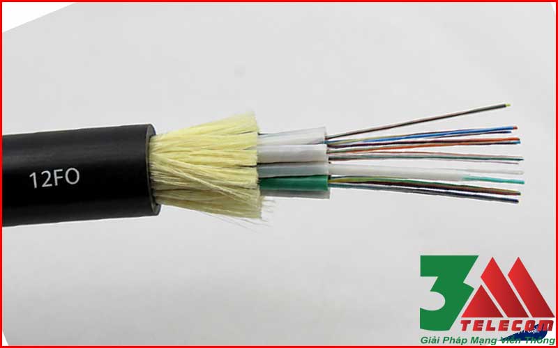 Cáp quang cống phi kim loại 12fo chính hãng 