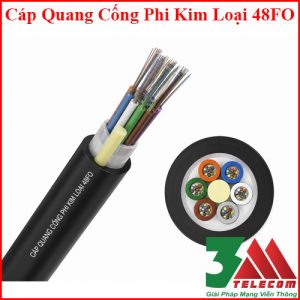 Cáp Quang Cống phi Kim Loại 48Fo Chính Hãng