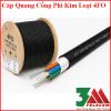 Cáp quang cống phi kim loại 4FO chính hãng