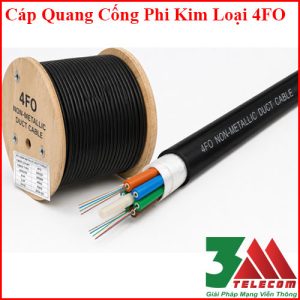 Cáp quang cống phi kim loại 4FO chính hãng