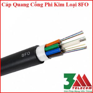 Cáp quang công phi kim loại 8fo chính hãng