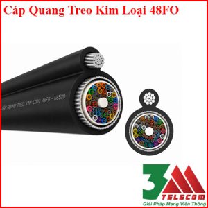 Cáp Quang Treo Kim Loại 48Fo Singlemode Chính Hãng