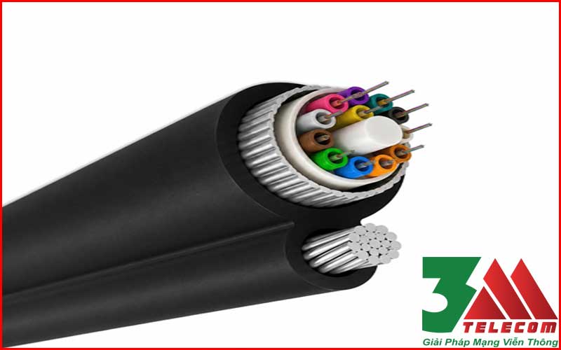 Cáp Quang Treo Kim Loại 12Fo Singlemode Chính Hãng
