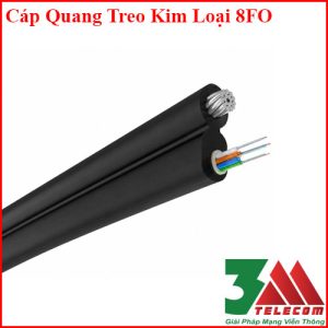 Cáp Quang Treo Kim Loại 8Fo Singlemode Chính Hãng