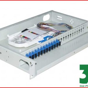 Hộp phối quang ODF 4FO gắn rack 19 inch trong nhà