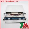 Hộp phối quang ODF 12FO gắn rack 19 inch trong nhà