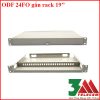 Hộp phối quang ODF 12FO gắn rack 19 inch trong nhà