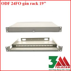 Hộp phối quang ODF 12FO gắn rack 19 inch trong nhà