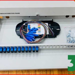 Hộp phối quang ODF 12FO gắn rack 19 inch trong nhà