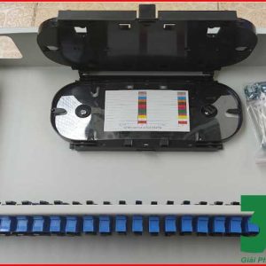 Hộp phối quang ODF 48FO gắn rack 19 inch trong nhà