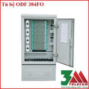 Tủ ODF 384 core ngoài trời đặt bệ Full phụ kiện