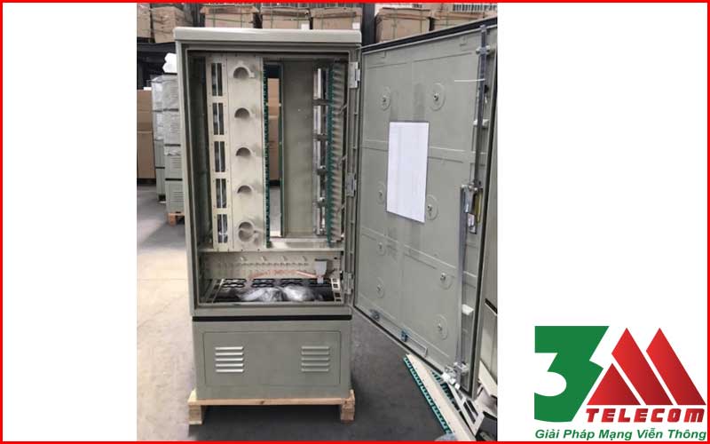 Tủ ODF 963 core ngoài trời đặt bệ Full phụ kiện