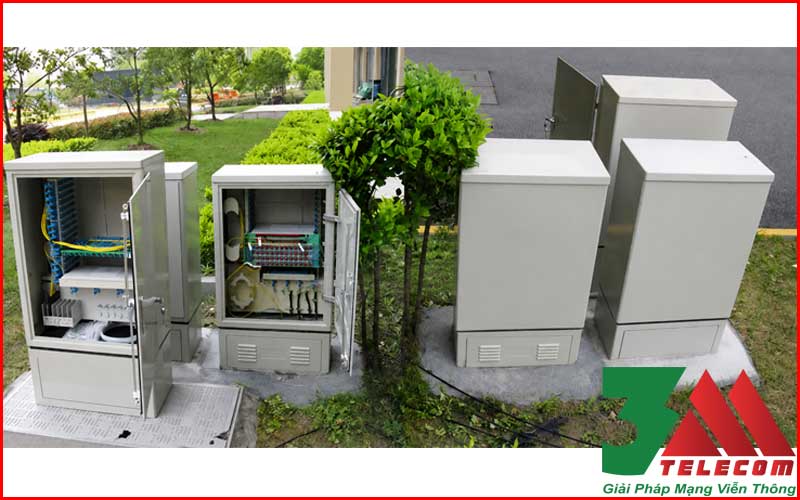Tủ ODF 96Fo ngoài trời - Tủ bệ phối quang ngoài trời Outdoor