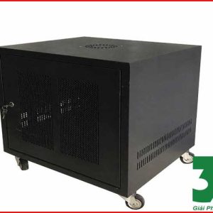 Tủ Rack 10U D500 Có Bánh Xe Thiết Kế Chắc Chắn, Dễ Di Chuyển