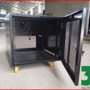 Tủ Rack 10U D500 Có Bánh Xe Thiết Kế Chắc Chắn, Dễ Di Chuyển