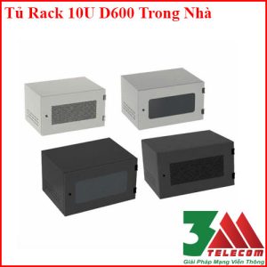 Tủ Rack 10U D600 Có Bánh Xe Thiết Kế Chắc Chắn, Dễ Di Chuyển