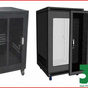 Tủ Rack 15U D600 Có Bánh Xe Thiết Kế Chắc Chắn, Dễ Di Chuyển