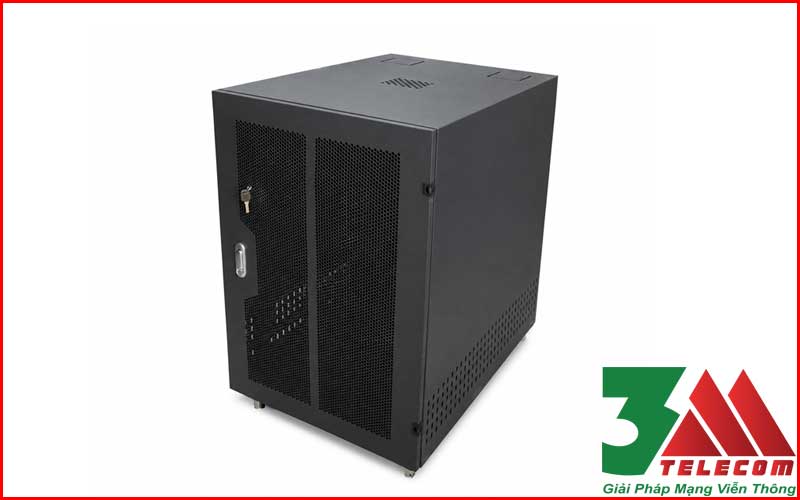 Tủ Rack 15U D800 Có Bánh Xe Thiết Kế Chắc Chắn, Dễ Di Chuyển