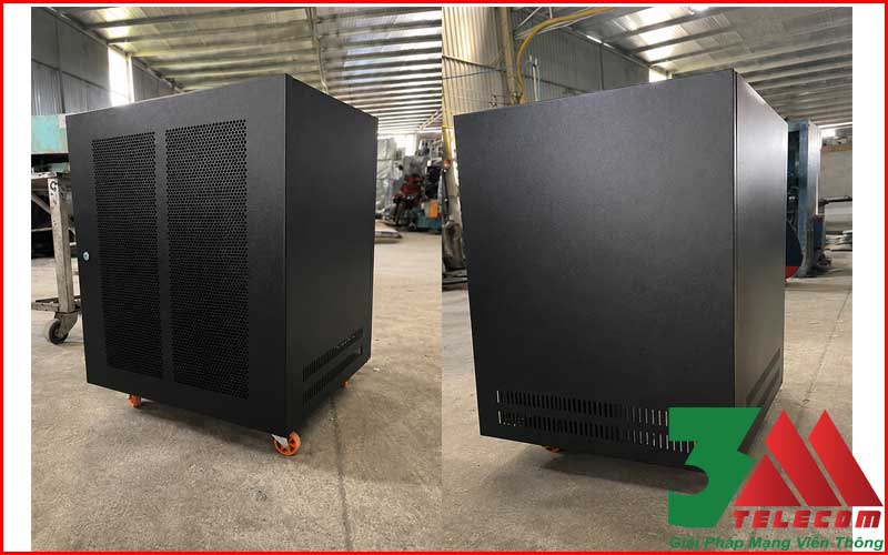 Tủ Rack 15U D800 Có Bánh Xe Thiết Kế Chắc Chắn, Dễ Di Chuyển