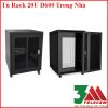 Tủ Rack 20U D600 Có Bánh Xe Thiết Kế Chắc Chắn, Dễ Di Chuyển