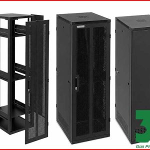 Tủ Rack 36U D1000 Cửa Lưới | Tủ Mạng 19 Inch Chịu Tải 500Kg
