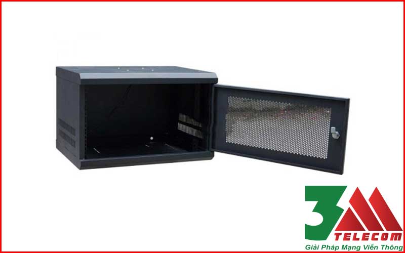 Tủ rack 3M-6U-D400 19 icnh treo tường tiết kiệm không gian