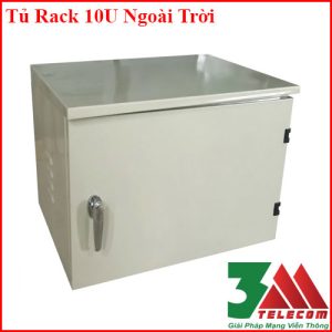 Tủ Rack Ngoài Trời 10U Chống Nước IP65 Chính Hãng