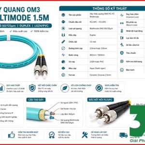 Dây Nhảy Quang OM3 FC-FC Multimode Giá Siêu Ưu đãi cho bạn