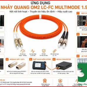 Dây Nhảy Quang OM2 LC-FC Multimode 1.5m Giá Rẻ Tại Hà Nội