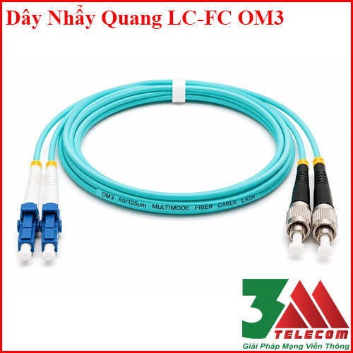 Dây Nhảy Quang OM3 LC-FC Multimode 1.5m Giá Rẻ Tại Hà Nội