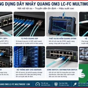 Dây Nhảy Quang OM3 LC-FC Multimode 1.5m Giá Rẻ Tại Hà Nội