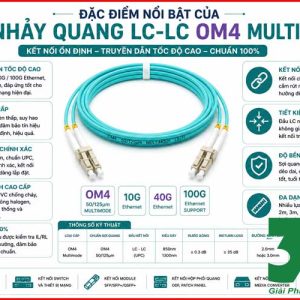 Dây Nhảy Quang LC-LC OM4 Multimode Giá Siêu Ưu Đãi Ở Hà Nội