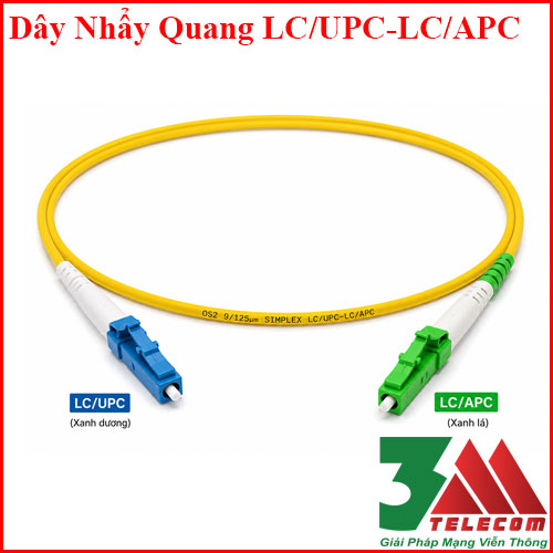 day-nhay-quang-lc-upc-lc-apc Sự khác Biệt Của Dây Nhẩy Quang LC/APC và LC/UPC