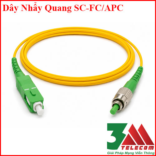 day-nhay-quang-sc-fc-apc Dây Nhảy Quang SC/APC-FC/APC Singlemode Simplex Giá Ưu Đãi