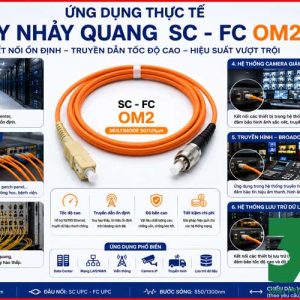 Dây Nhảy Quang SC-FC OM2 Multimode Giá Siêu Ưu Đãi Ở Hà Nội