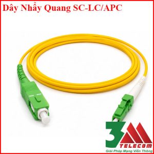 Dây Nhảy Quang SC/APC-LC/APC Singlemode Simplex Giá Ưu Đãi