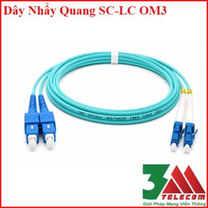 Dây Nhảy Quang OM3 SC-LC Multimode 1.5m Giá Siêu Tốt