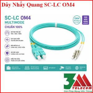 Dây Nhảy Quang SC-LC OM4 Multimode Chuẩn 100% , Giá Tốt