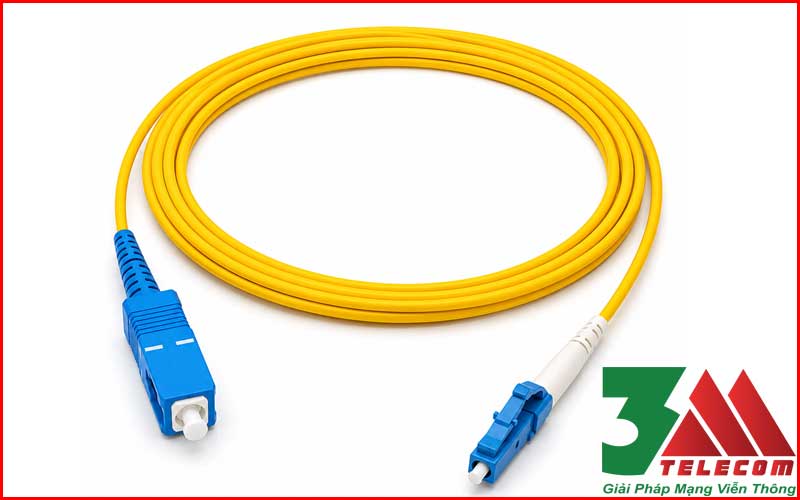 Dây Nhảy Quang SC/UPC-LC/UPC Singlemode Simplex Chính Hãng