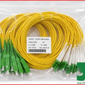 Dây Nhảy Quang SC/APC-LC/APC Singlemode Simplex Giá Ưu Đãi
