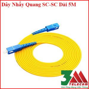 Dây Nhảy Quang SC/UPC-SC/UPC Singlemode Simplex 5M Giá Tốt