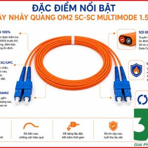 Dây Nhảy Quang OM2 SC-SC Multimode 1.5m Giá Rẻ Tại Hà Nội