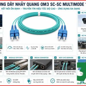 Dây Nhảy Quang OM3 SC-SC Multimode 1.5m Giá Siêu Hời