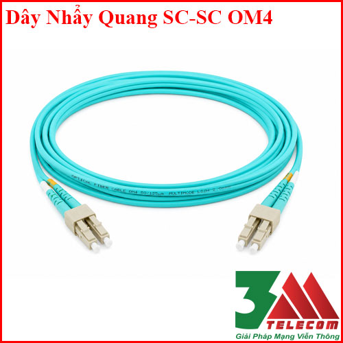 Dây Nhảy Quang SC-SC OM4 Multimode Chuẩn 100% Chính Hãng