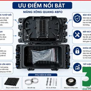 Măng Xông Quang 48FO Full Phụ Kiện – Giá Ưu Đãi Tại Hà Nội