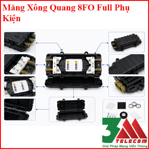 Măng Xông Quang 8FO Full Phụ Kiện – Giá Tốt Tại Hà Nội